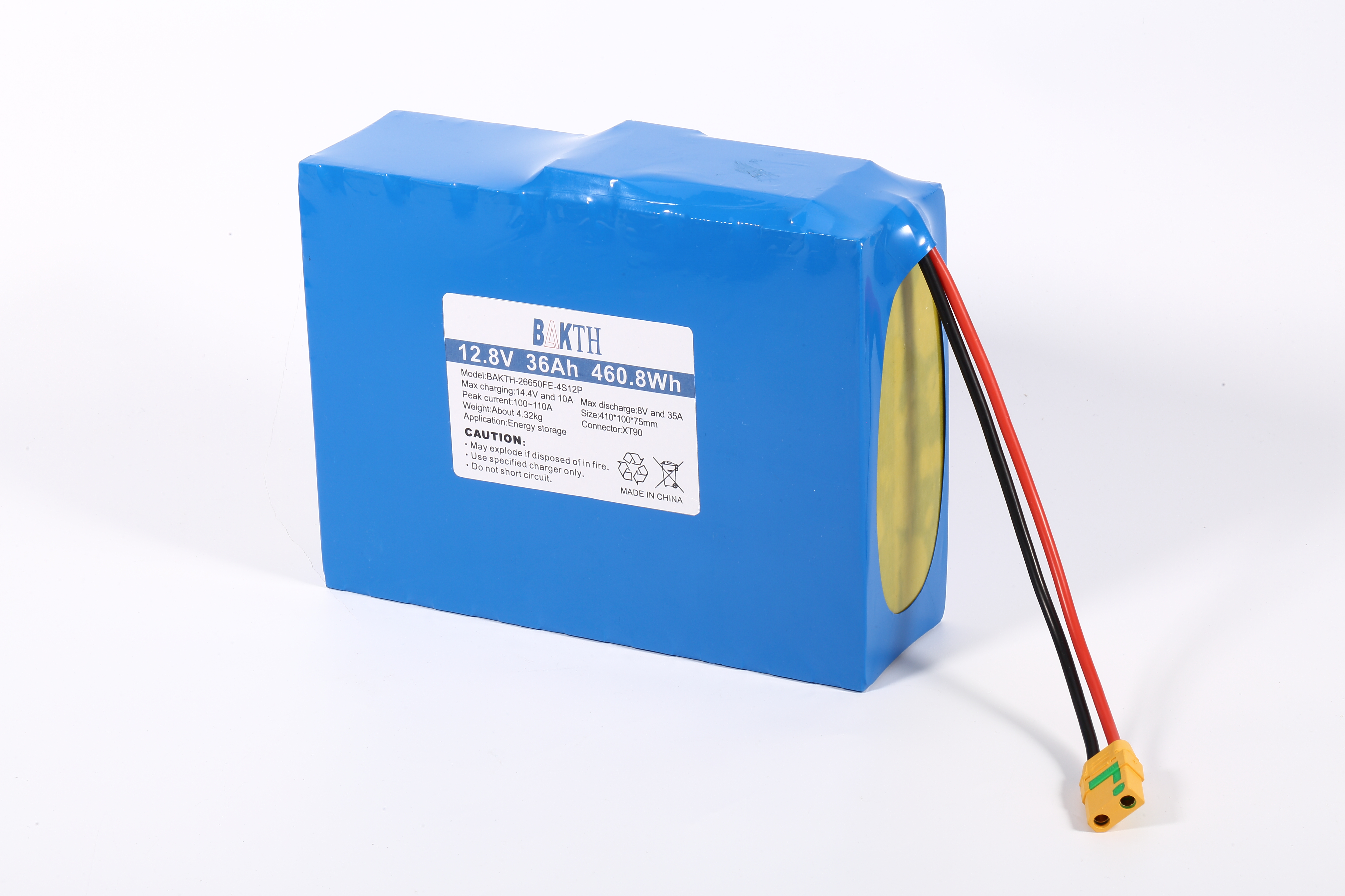 Venta caliente Batería de litio recargable 26650 4S1P 12.6V 36AH para electrodomésticos