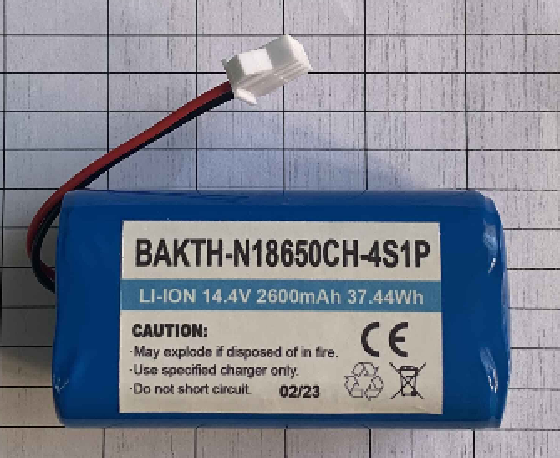 Precio de fábrica de alta capacidad BAKTH-N18650CH-4S1P 14.4V 2600MAH Batería de iones de litio Batería recargable Batería para electrodomésticos portátiles