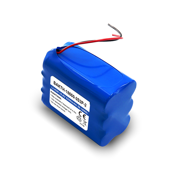 BAKTH-18650-3S2P-2 10.8V 5200MAH Batería de iones de litio recargable Paquete de baterías para herramienta de energía eléctrica