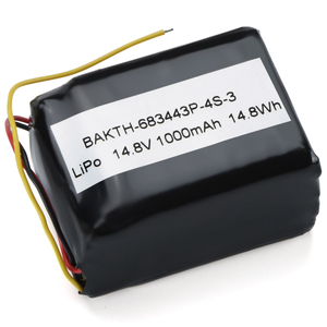 BAKTH-6834433P-4S-3 Batería de polímero de litio de larga vida recargable 14.8V 1000 mAh 