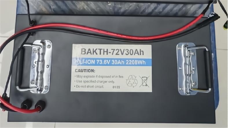 Batería personalizada Bakth-72V30A Precio de fábrica Batería de iones de litio Batería recargable Batería