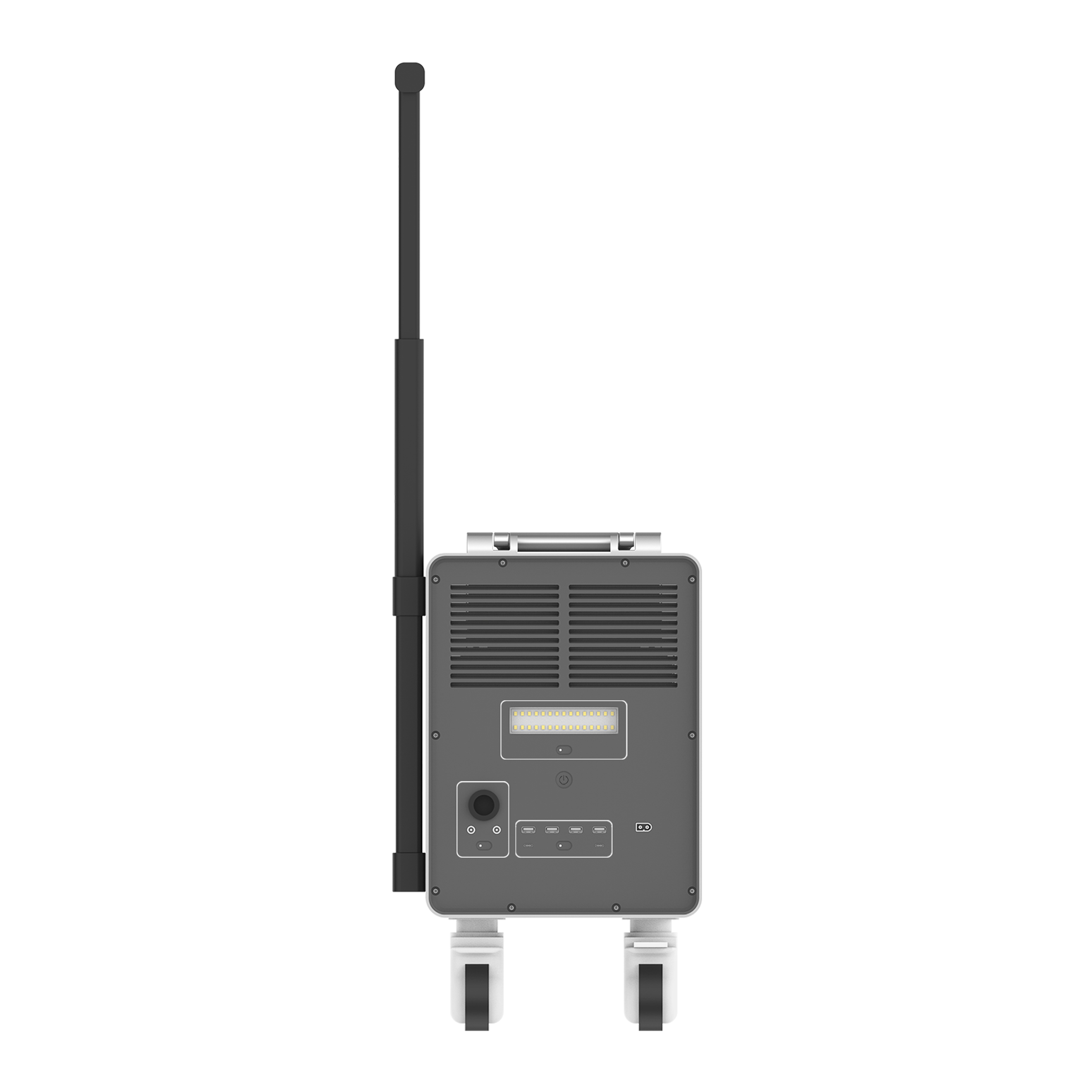 Centro de energía portátil de 2400W con salida de CA de 220 V, generador de inversores con energía solar para campamento de emergencia para acampar/camioneta