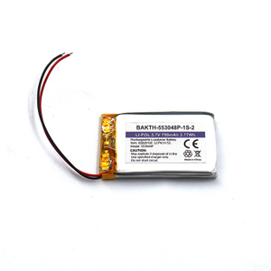 BAKTH-503048P-1S-2 Batería de polímero de litio recargable 3.7V 750 mAh para electrodomésticos portátiles