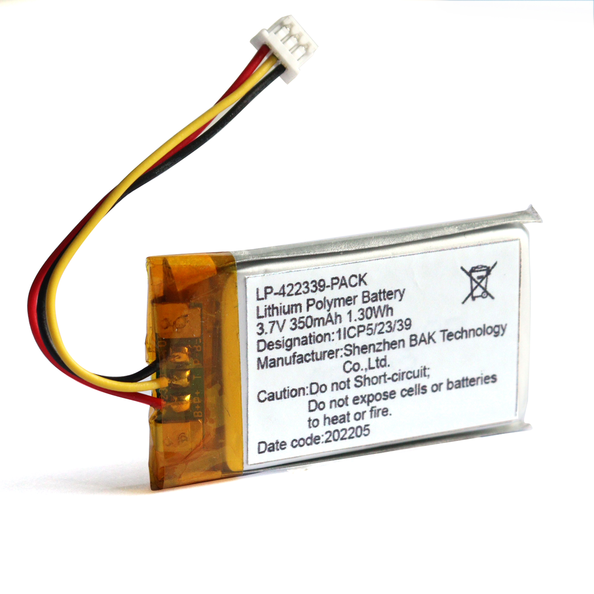 Batería de polímero de litio recargable 3.7V 1050 mAh Batería Lipo para seguimiento del GPS